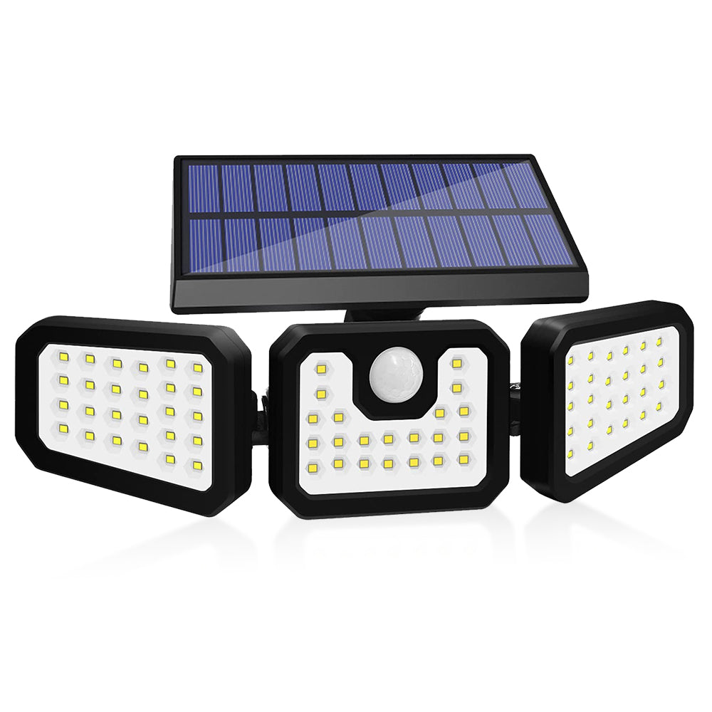 3-Head Solar Motion Light Solar Wall Lights LED Motion Light