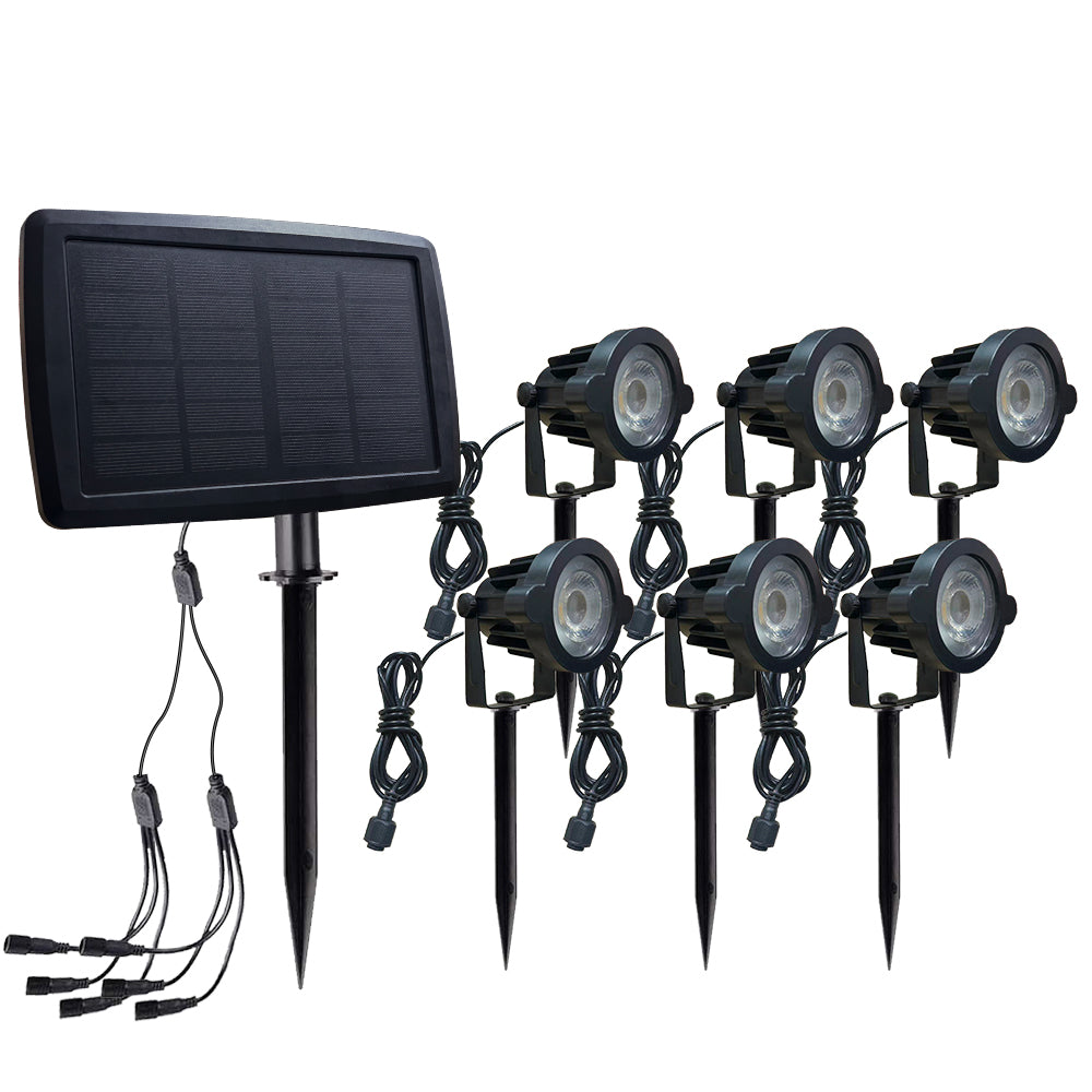 Solar Spotlight Pack  Outdoor Garden Lights for Garden Yard Path Driveway Porch Walkway
