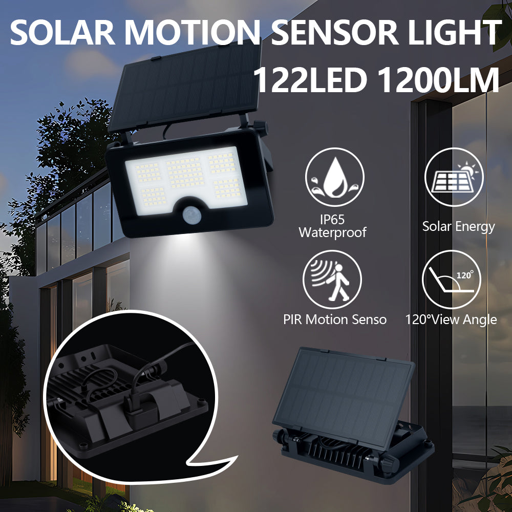 Solar Motion Sensor Lights Australia | 122 LED Outdoor Security Light