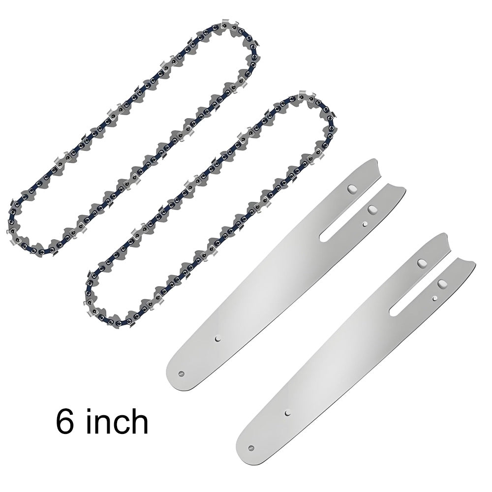 6 Inch Electric Chainsaw Replacement Chain & Chain Guide