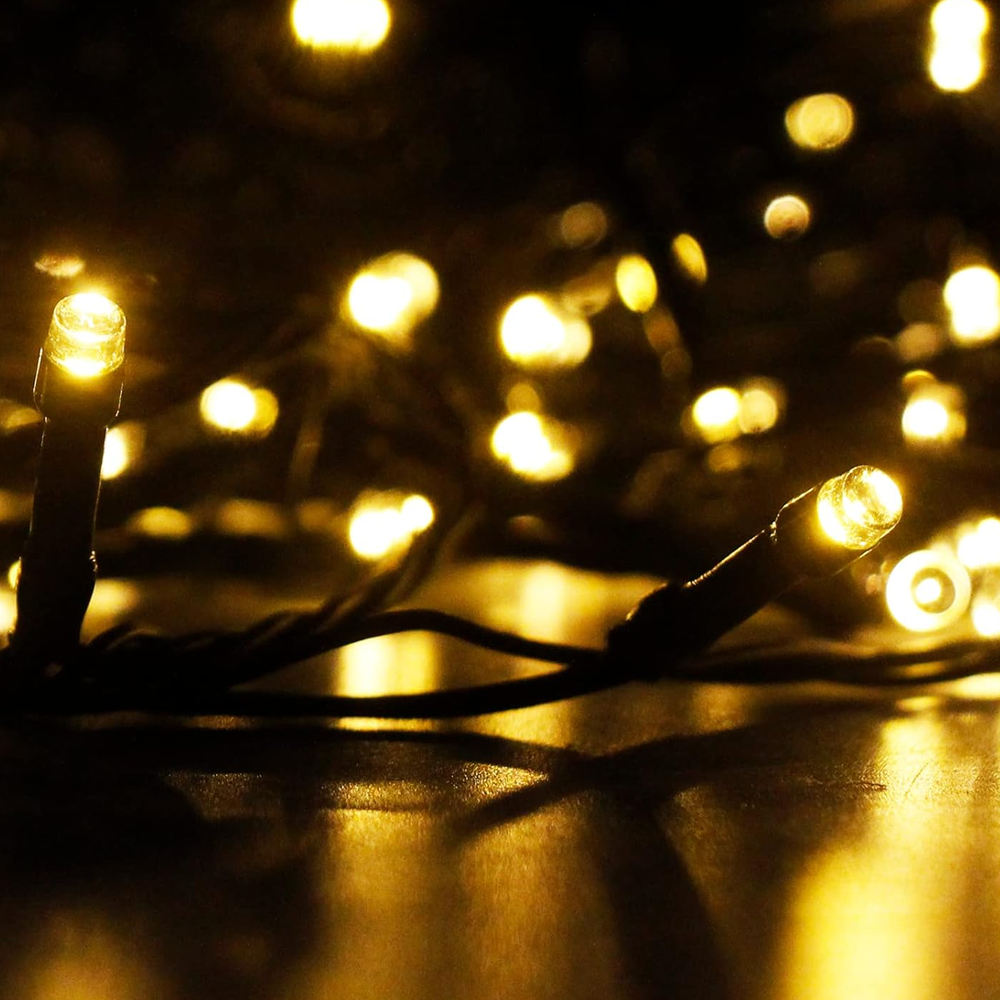 Solar Garland Fairy String Lights 100/200/500 LED Outdoor Garden Christmas Party