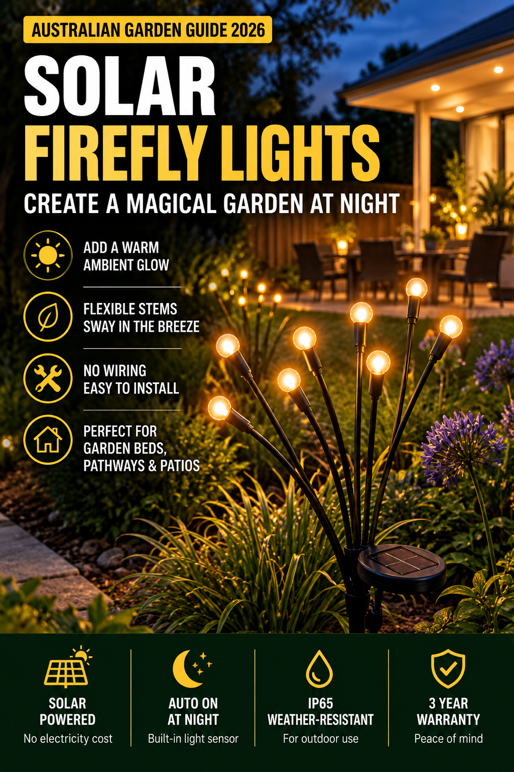 Solar Firefly Lights: How to Create a Magical Garden at Night