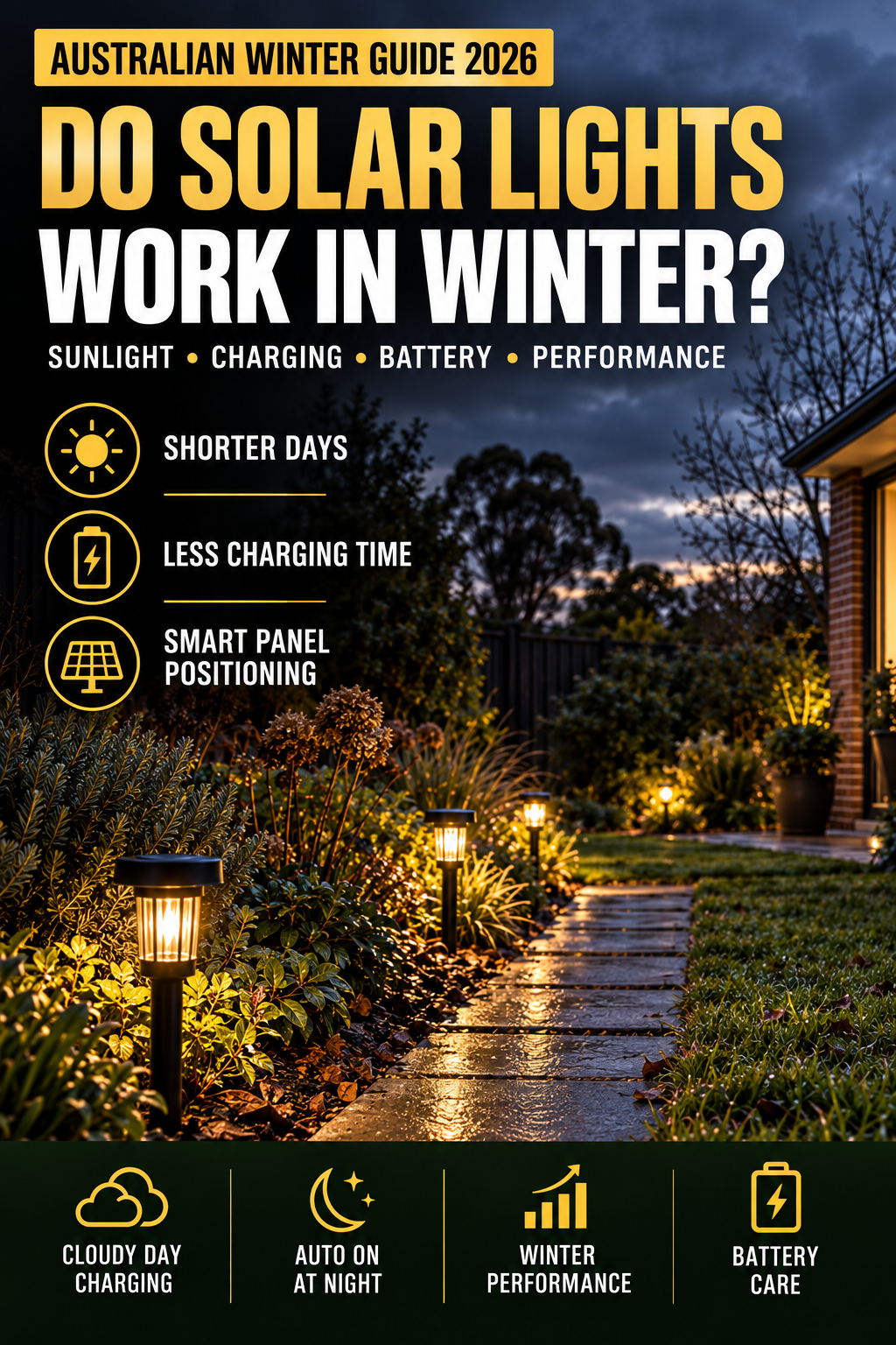 Do Solar Lights Work in Winter in Australia?