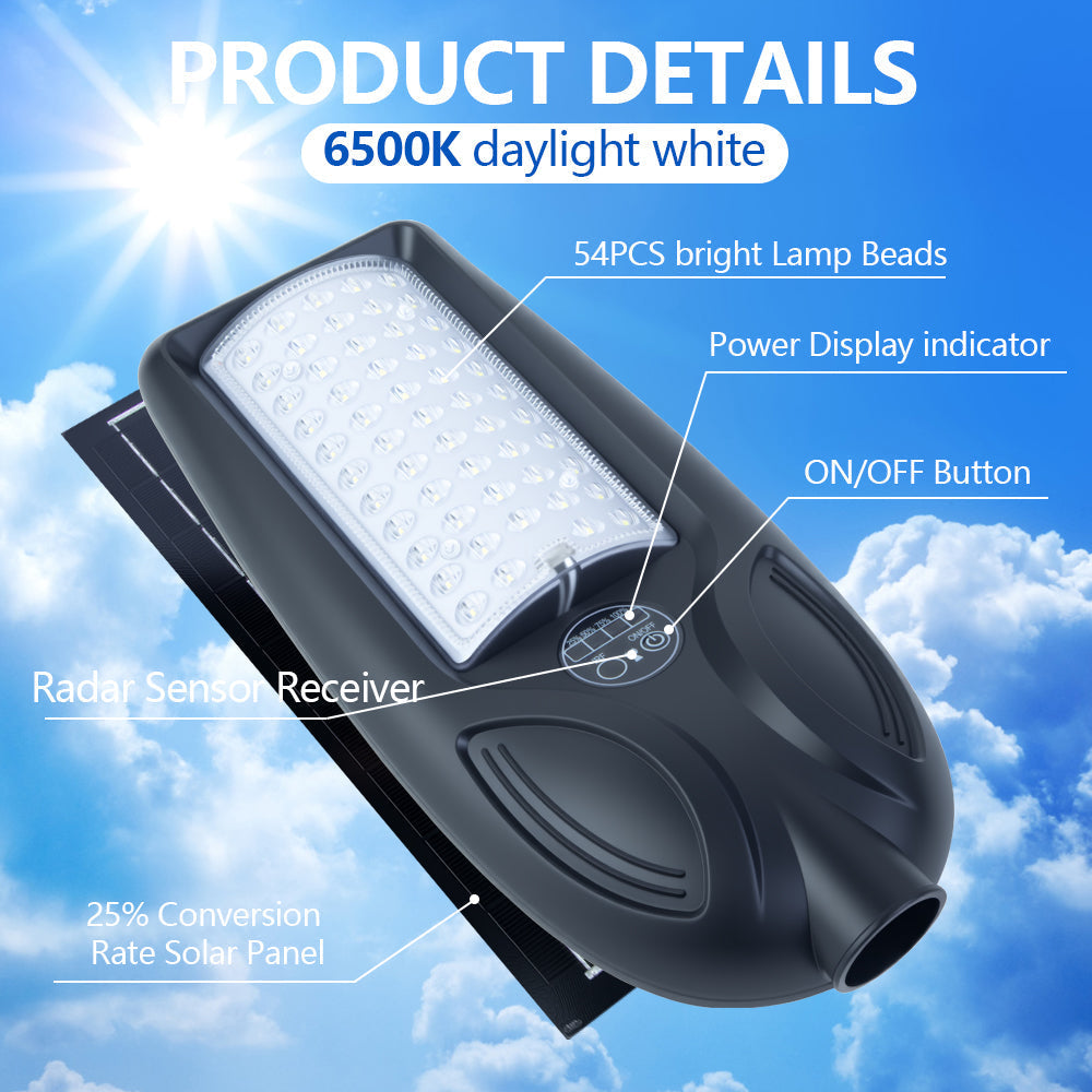 Solar Street Light Australia | Motion Sensor LED Security Light