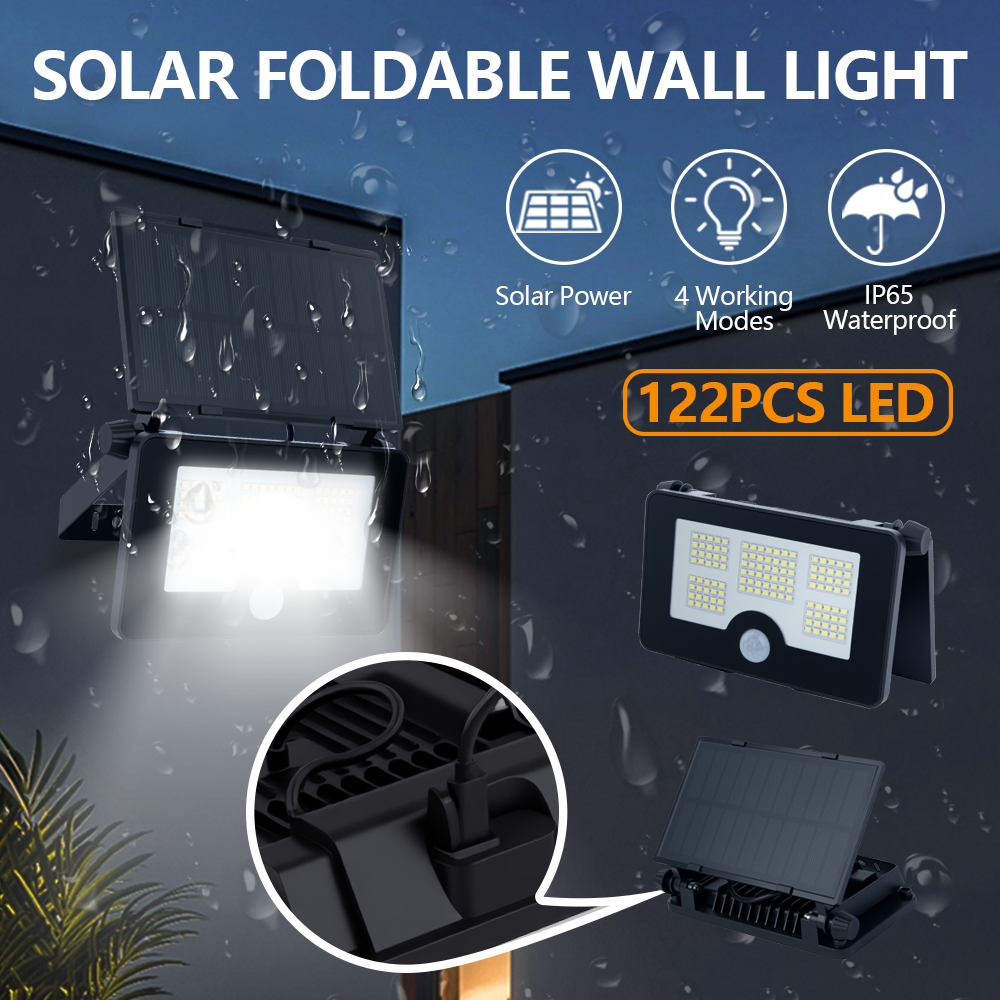 Solar Motion Sensor Lights Australia | 122 LED Outdoor Security Light