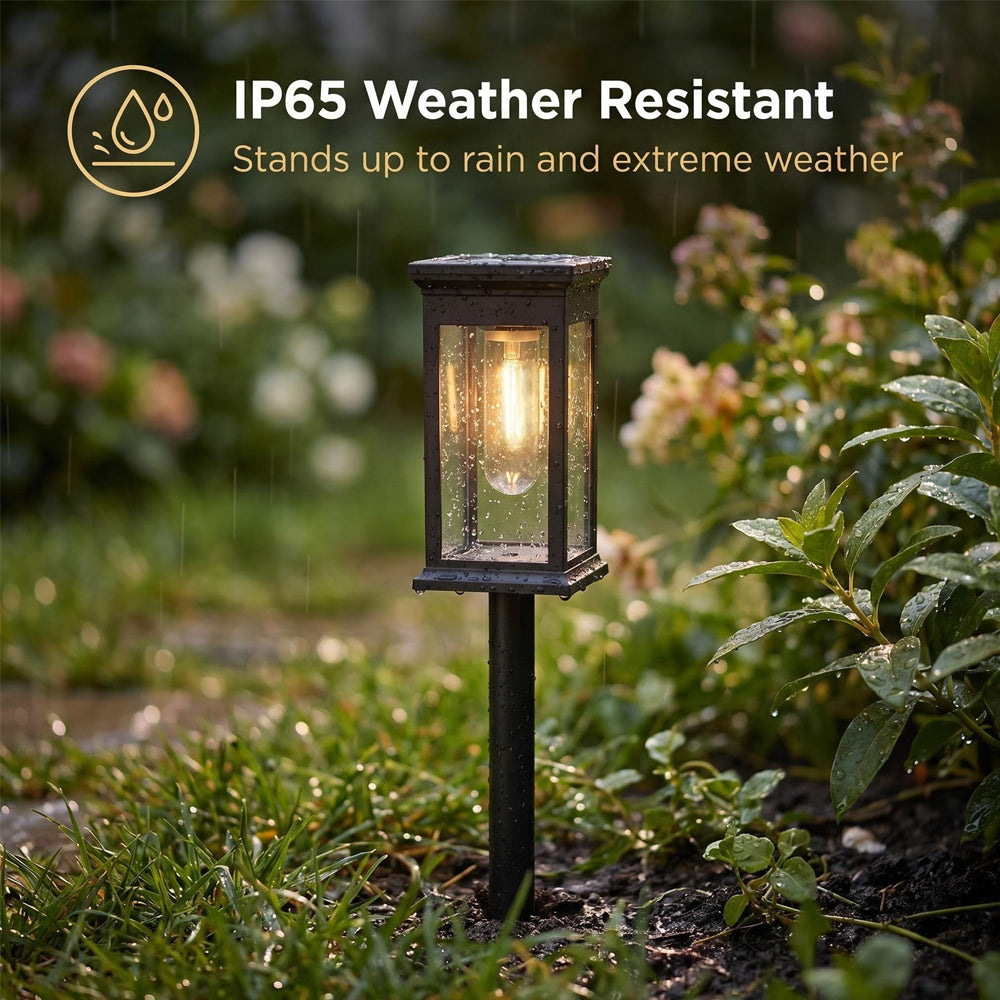 Solar Pathway Lights – Warm White LED Garden Lights
