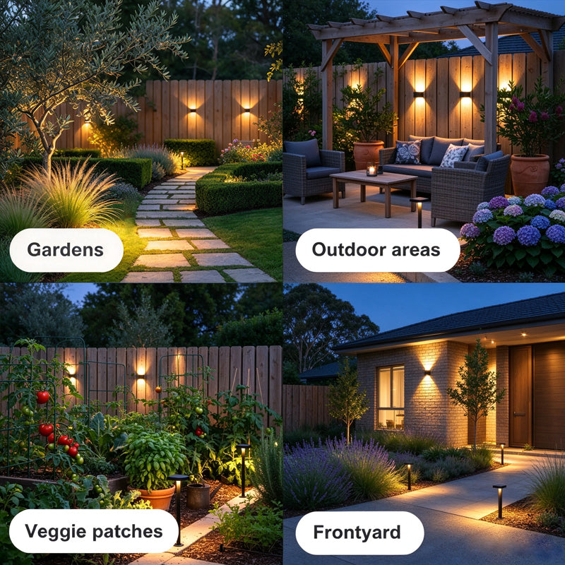 Solar LED Wall Lights Australia | 6 LED & 10 LED