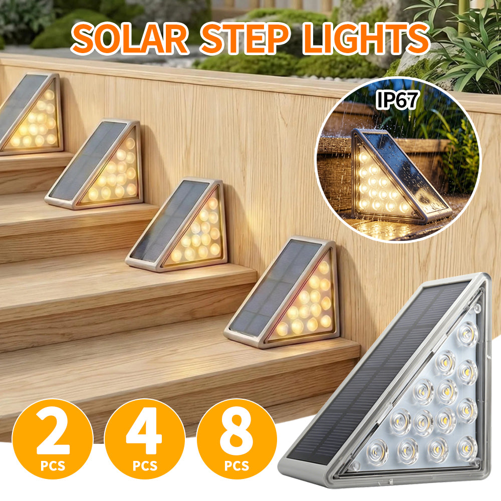Solar Step Lights Pro – Outdoor Stair & Pathway Lights Australia