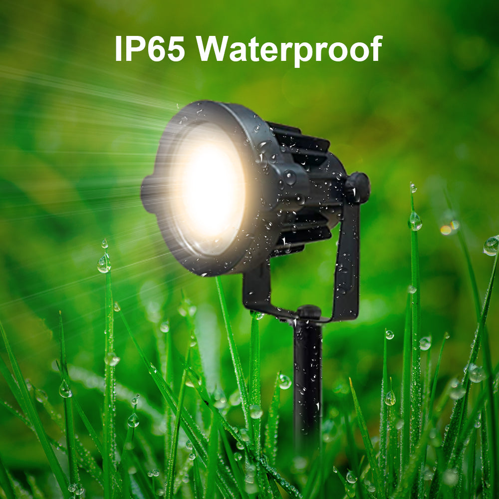 Solar Spotlight Pack  Outdoor Garden Lights for Garden Yard Path Driveway Porch Walkway