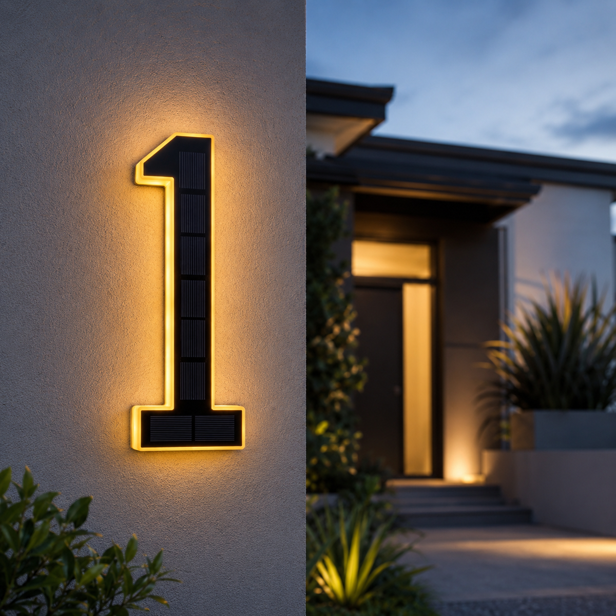 Solar House Number Lights Australia | LED Address Numbers