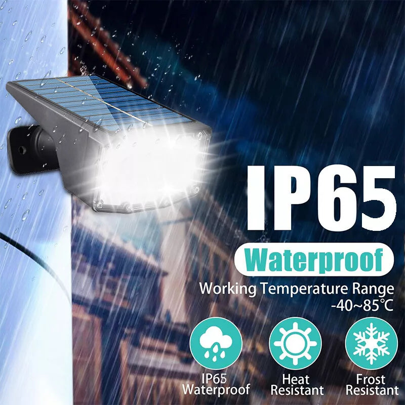 Solar Landscape Spot Lights Outdoor, IP65 Waterproof, Lights for Garden Gate Yard Garage Pathway Outside with 3 Lighting Modes [Warm White]