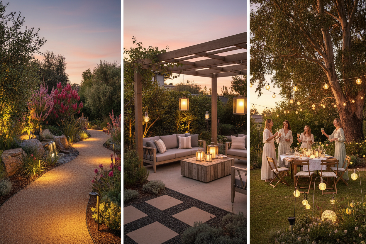 Backyard Starter Bundle – 15M Festoon + 8 Garden Lights