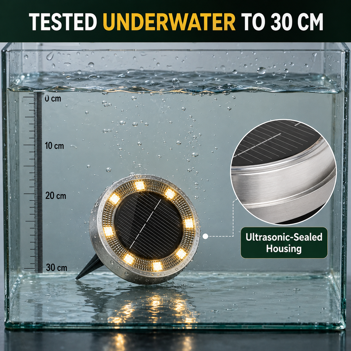 Waterproof Solar Ground Lights Australia