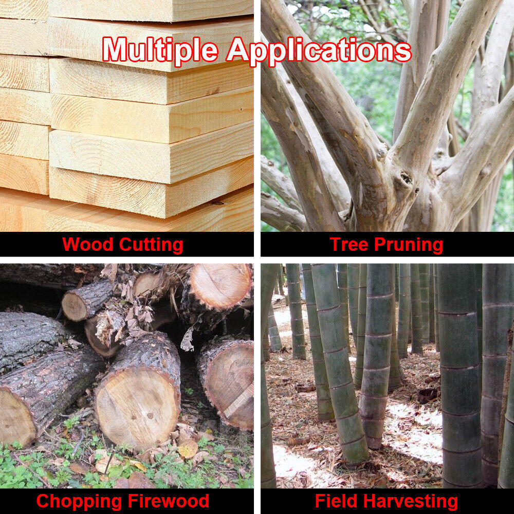 4" Electric Chainsaw With 2* Cordless Rechargeable Battery Wood Cutter Saw